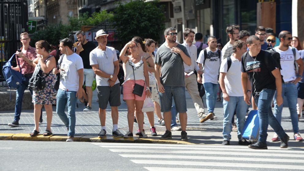 La temperatura promedio de abril es de 20 grados. (Crónica/Nahuel Ventura)
