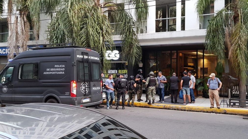 El Hotel debió ser evacuado por precaución.