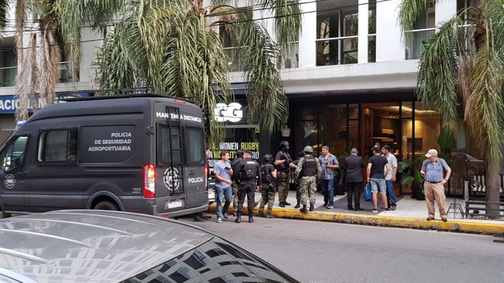 El Hotel debió ser evacuado por precaución.