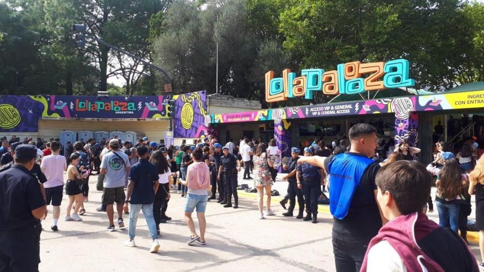 Con 131 procedimientos de droga y 146 detenidos finalizó el Lollapalooza.
