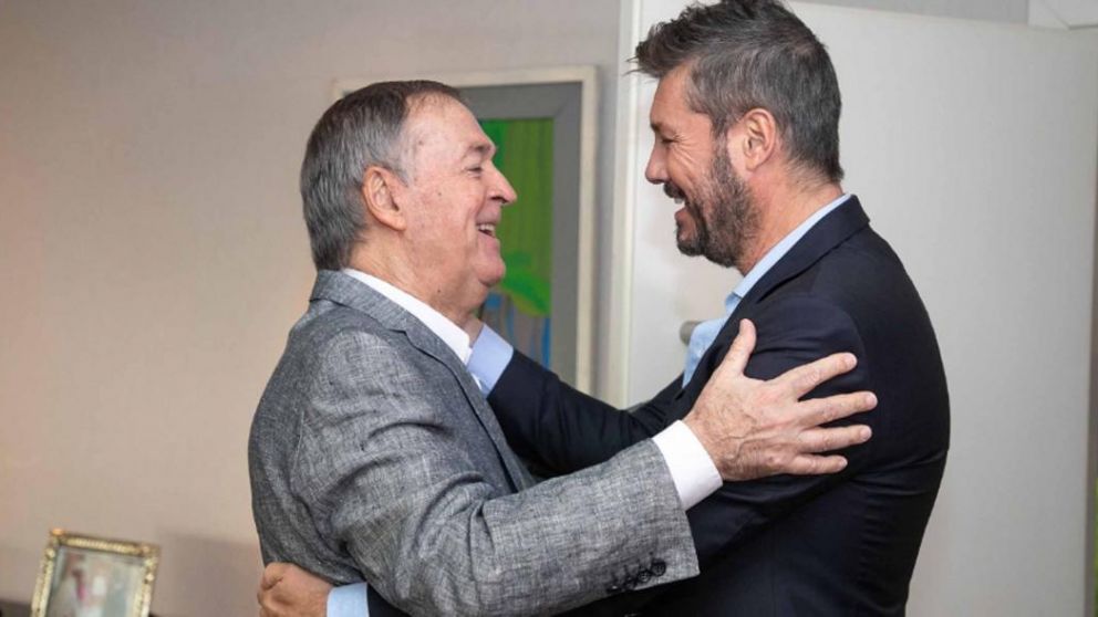 Schiaretti y Tinelli en el Centro Cívico. (Gentileza: Prensa Gobierno)