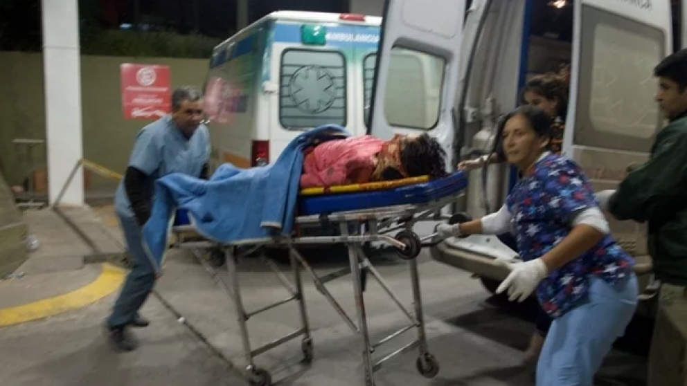 La mujer murió minutos después de ingresar al Hospital San Juan Bautista. (Gentileza: El Ancasti)