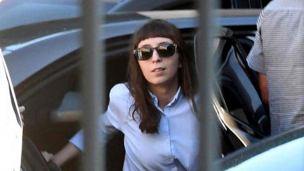 Florencia Kirchner, en Comodoro Py (Gentileza: Télam)