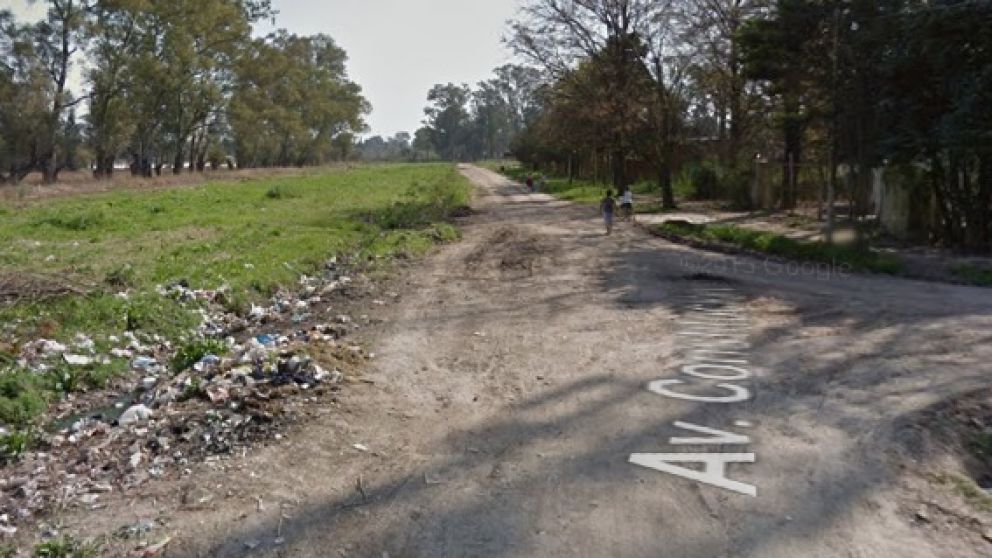 En esta humilde zona ocurrió el hecho.