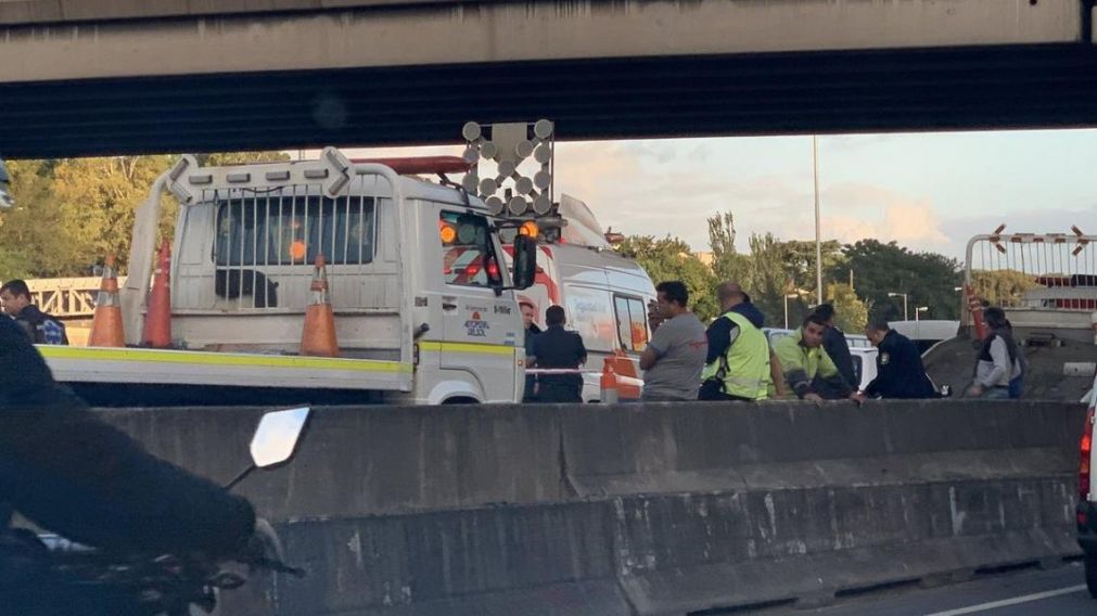 Por los choques hubo hasta 6 kil�metros de fila en la Panamericana (Gentileza: El Comercio Online).