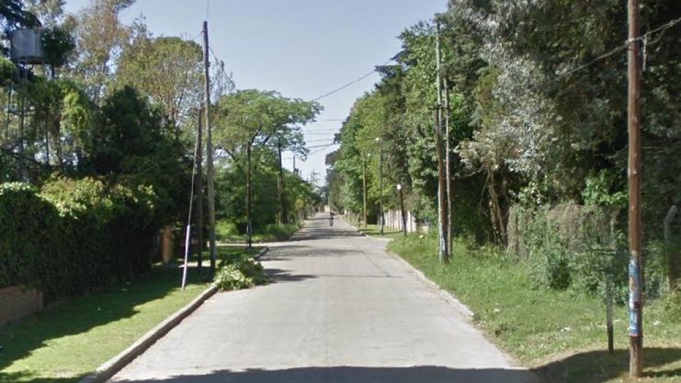 En esta zona de Bancalari encontraron el cuerpo sin vida.