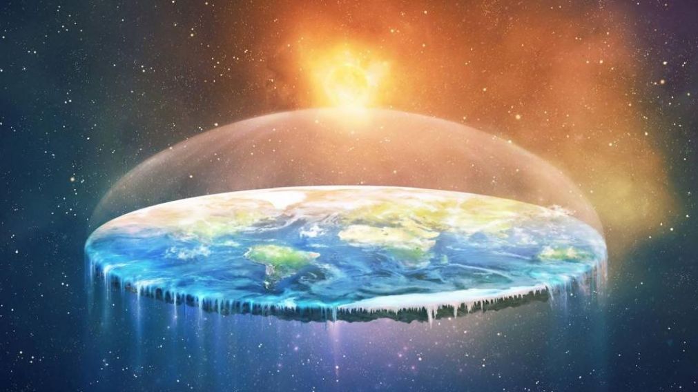 Los terraplanistas insisten que nuestro planeta es como figura en la imagen. (Imagen ilustrativa)