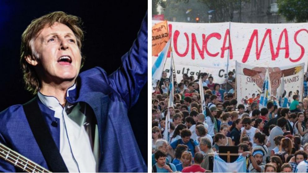 El recital del ex The Beatles, y marchas por el Día de la Memoria por la Verdad y la Justicia son los principales ejes de los cortes.