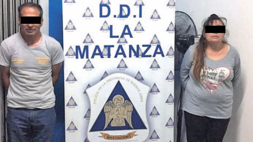 Este es el matrimonio que fue apresado por los investigadores.