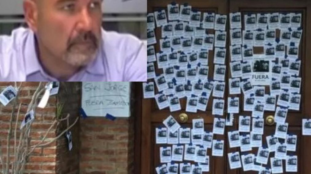 El médico Walter Raúl Zambón fue escrachado en la clínica donde trabaja.