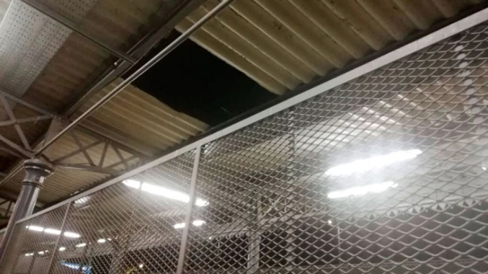 El lugar donde el operario se accidentó trágicamente.