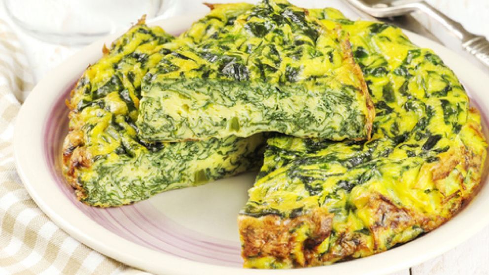 Aprovechá que está barata: Deliciosa receta de tortilla de espinaca en 4 pasos
