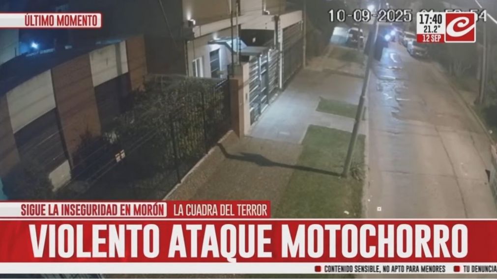 Inseguridad en Morón.