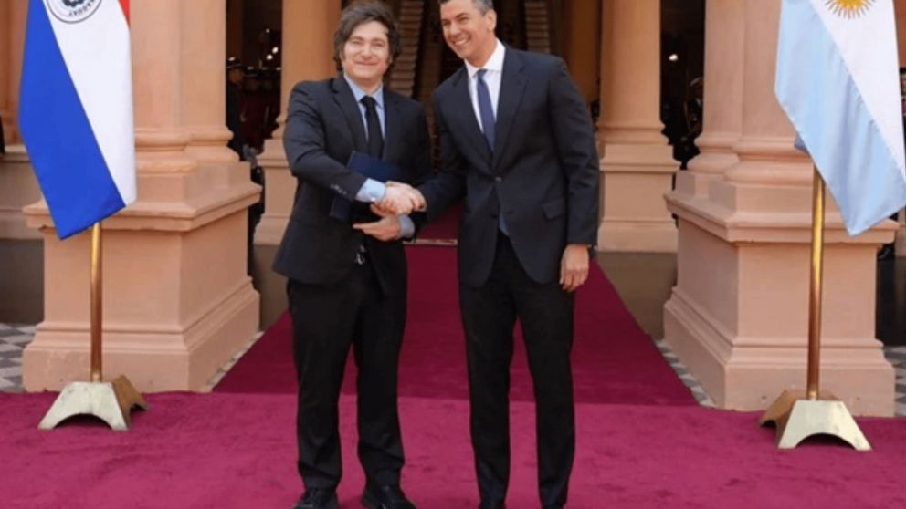 Javier Milei: "Argentina y Paraguay serán un ejemplo para toda Sudamérica"