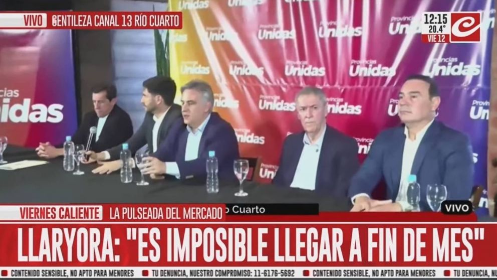 Gobernadores de Provincias Unidas se reunieron en Córdoba.