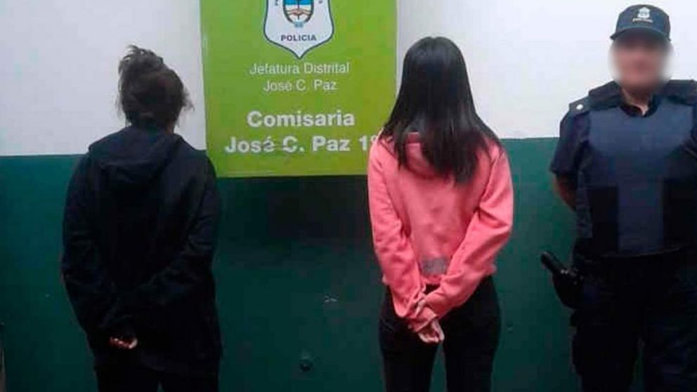 Paola y Milagros. Fueron las dos detenidas por el crimen de Naiaretti.