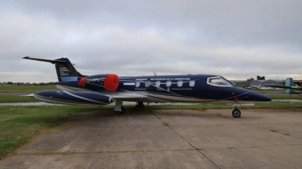 La Justicia autorizó la subasta de este y otro avión del empresario detenido.