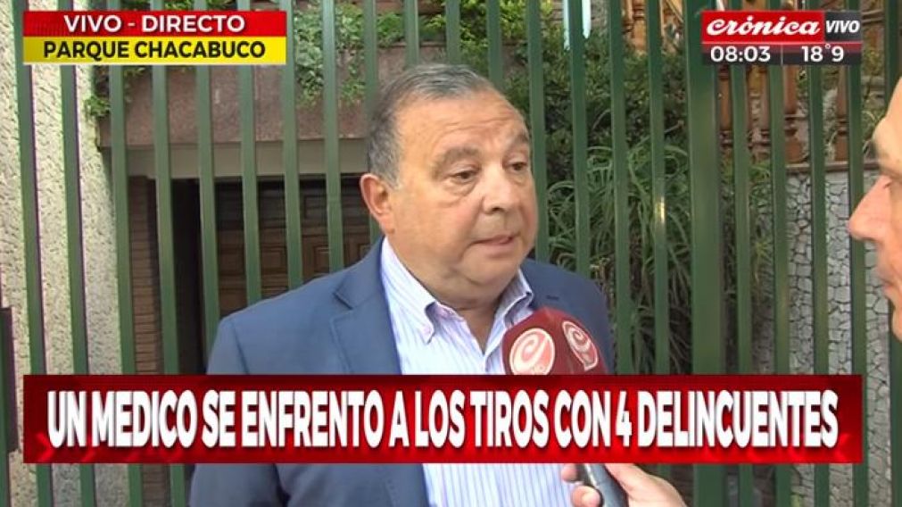 El médico es primo del titular del SAME, Alberto Crescenti.