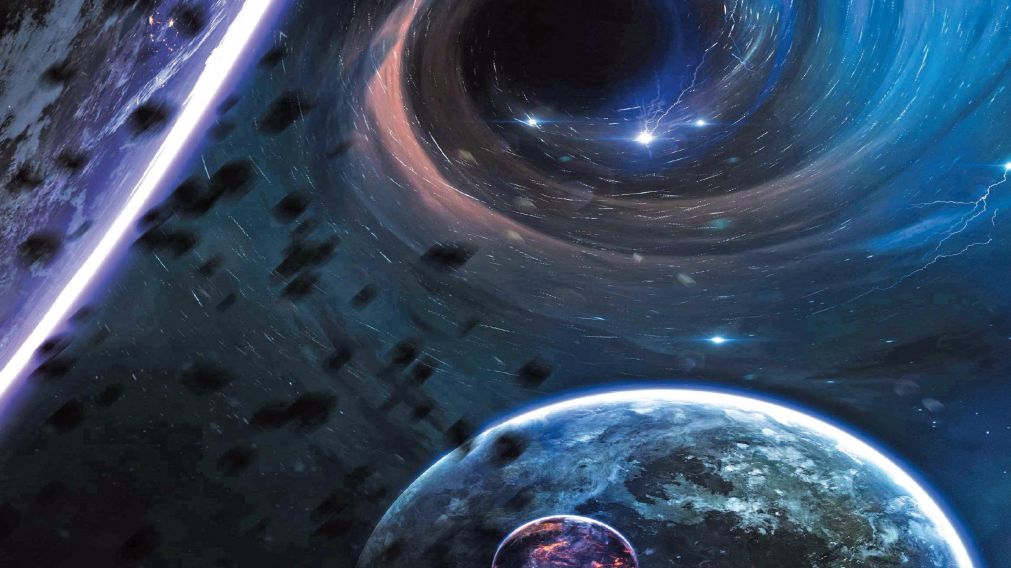 La masa invisible se acerca a la Tierra a  310.500 kil�metros por segundo.