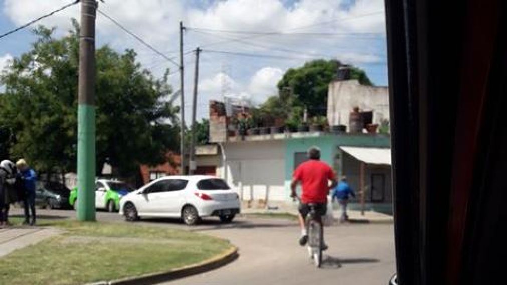 La vivienda donde ocurrió el asesinato (Crónica).