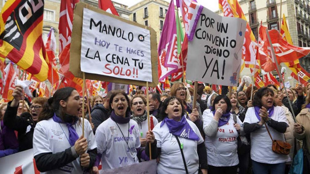 Espa�a. El pa�s europeo donde el #8M tuvo mayor adhesi�n. 