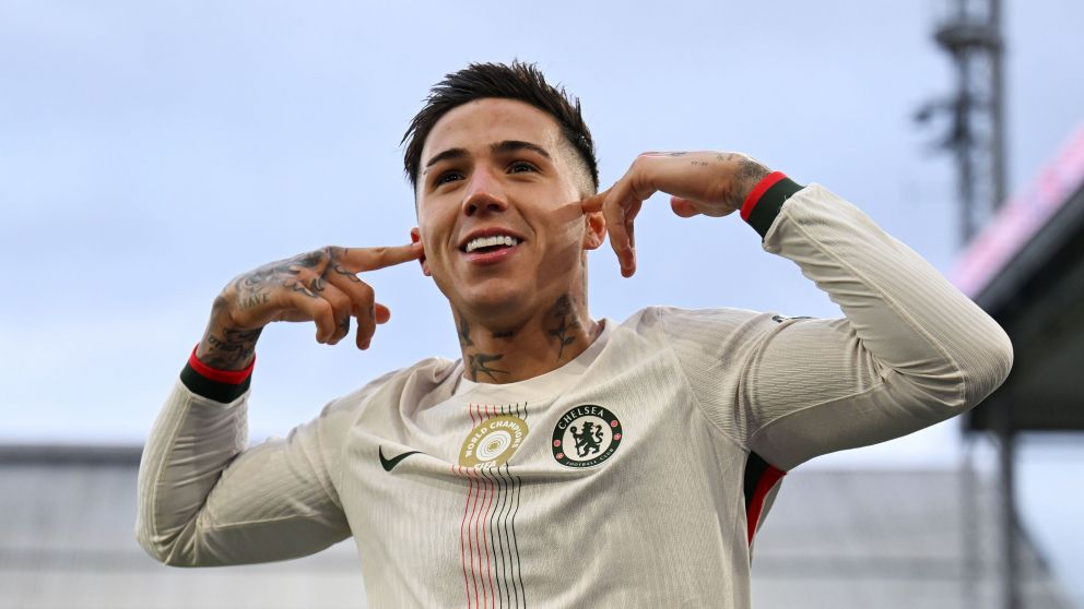 Enzo Fern�ndez brill� en la victoria del Chelsea ante Crystal Palace