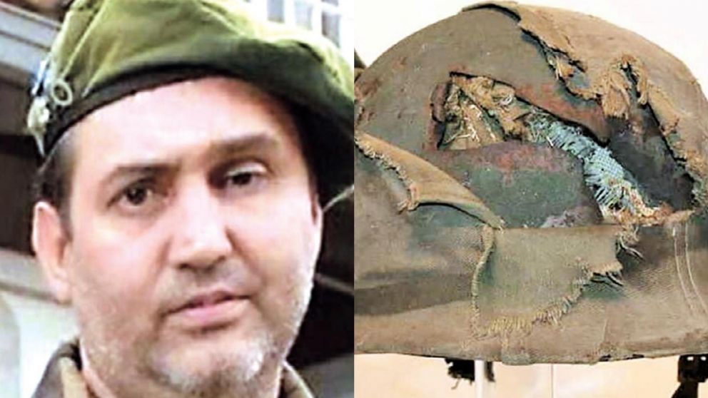 El casco ya está viajando a Argentina.