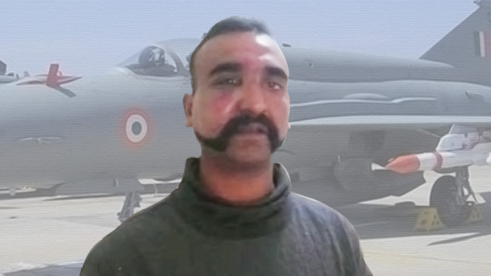 Abhinandan Varthaman tras ser liberado.