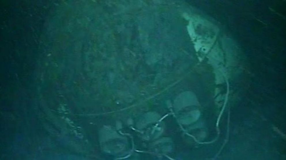 Una de las imágenes que se conocieron cuando encontraron el ARA