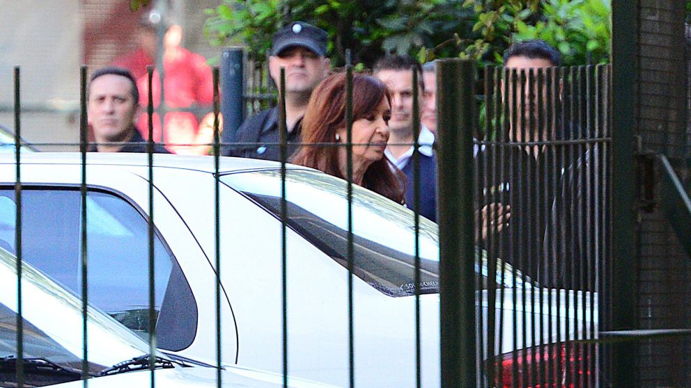 Cristina, una vez más en los tribunales de Comodoro Py (Adrian Sacchero/Crónica/Archivo).