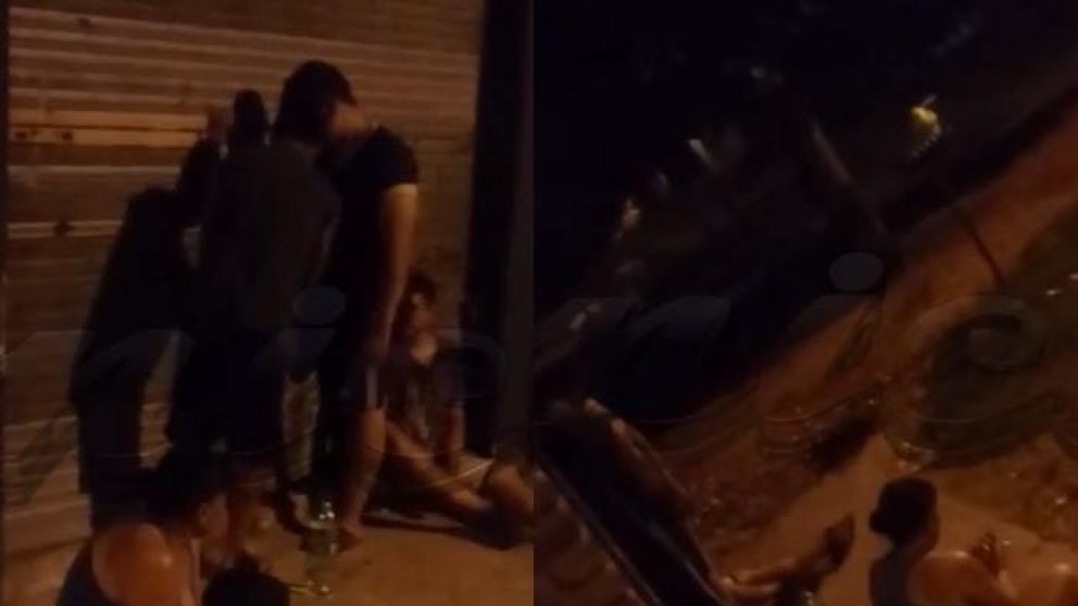 Mujeres a las piñas frente a una beba en una pelea por un terreno