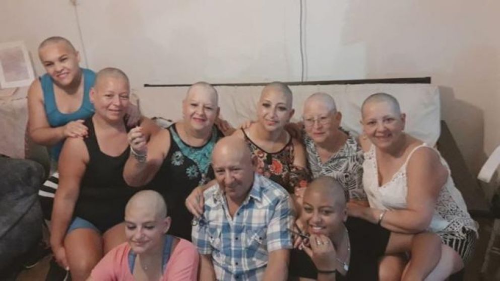 Así la familia apoyó a Mónica.
