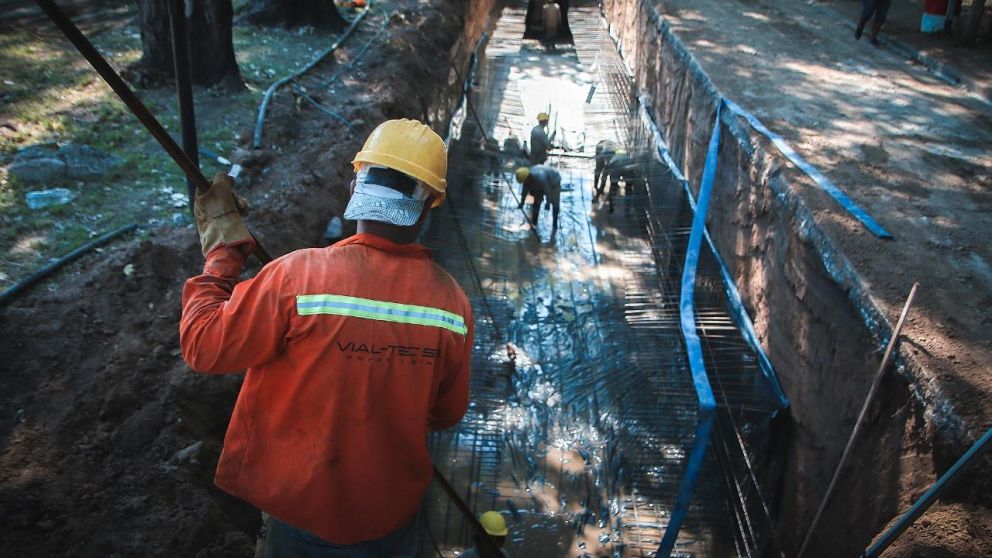 Más obras hidráulicas para el conurbano.