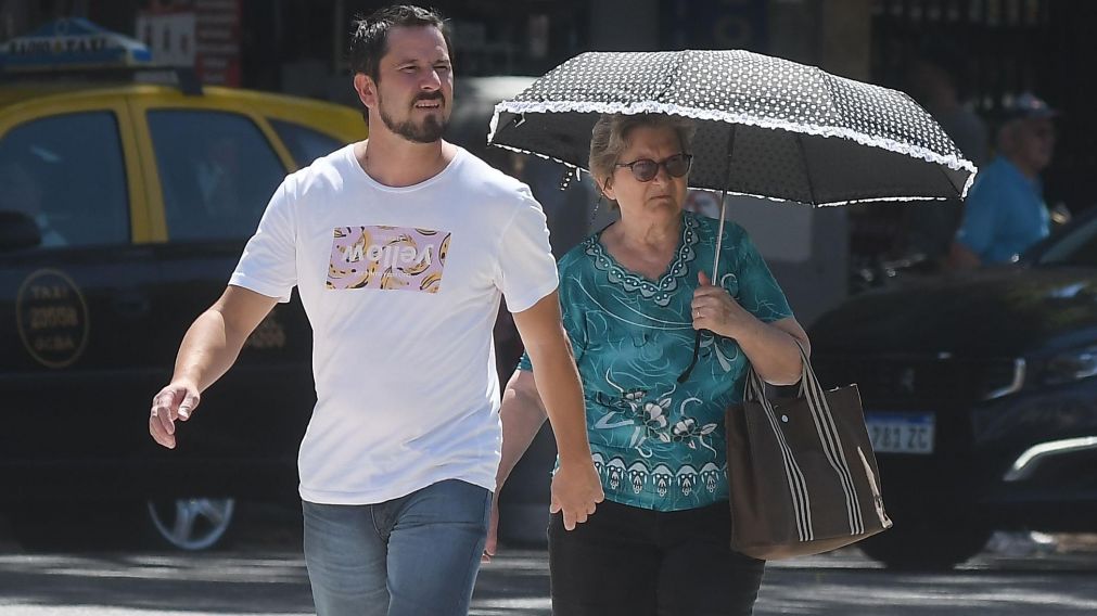 Calor infernal en la Ciudad de Buenos Aires. (Crónica/Ruben Paredes)