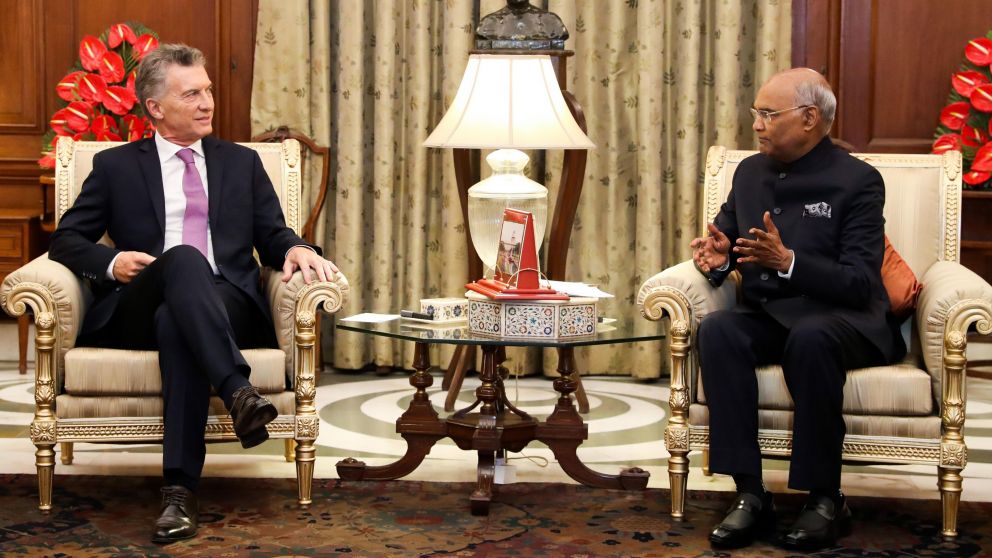 Macri y el primer ministro indio, plasmaron los acuerdos en una declaración conjunta (Prensa Presidencia).