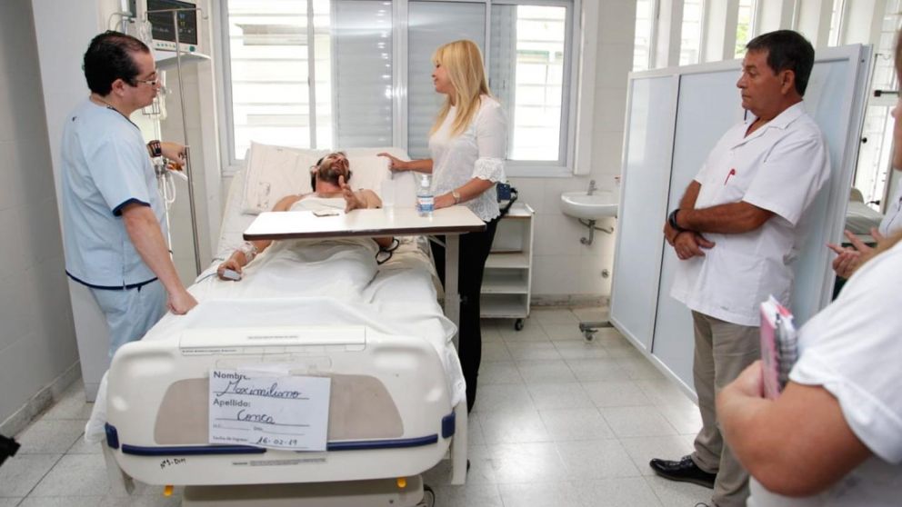 Por voluntad propia decidió irse de la Unidad Coronaria (Gentileza: La Gaceta).