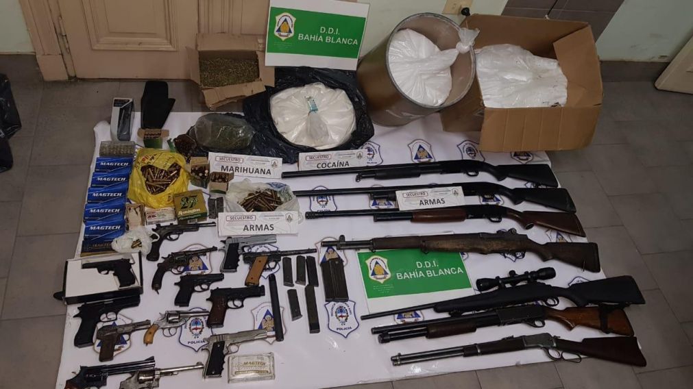 El operativo se llevó a cabo en la calle Villarino al 450.