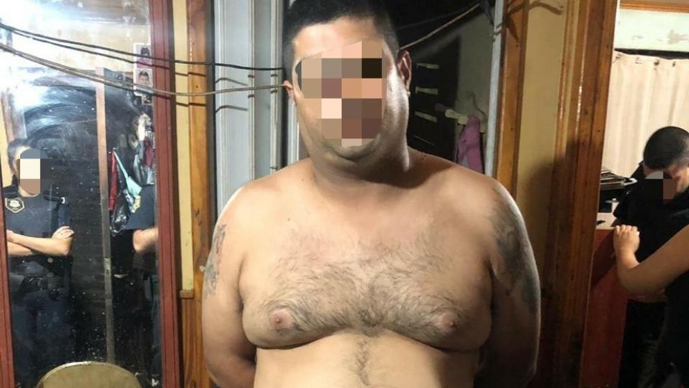 Así aprehendían a Josi Paz, jefe de la barra de Los Andes.