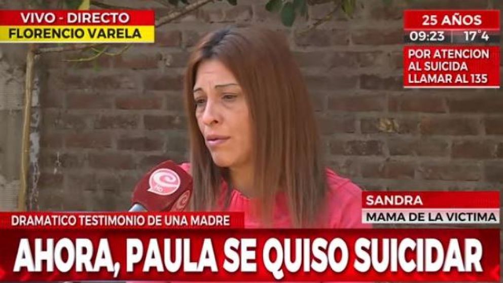 Sandra está desesperada por la situación de su hija. (Captura de TV)