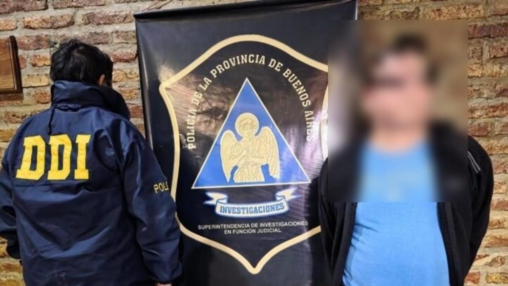 Este es el sujeto que resultó aprehendido por los investigadores policiales.