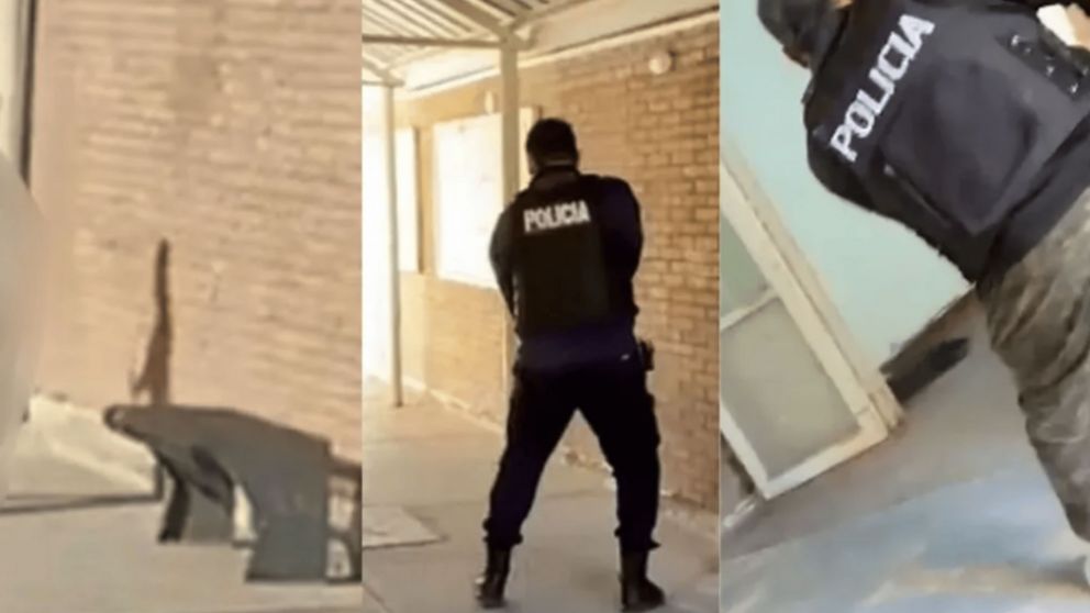 La menor fue desarmada por la policía y puesta a resguardo.