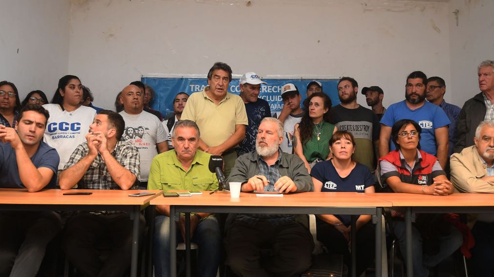 En conferencia de prensa, presentaron la batería de reclamos.