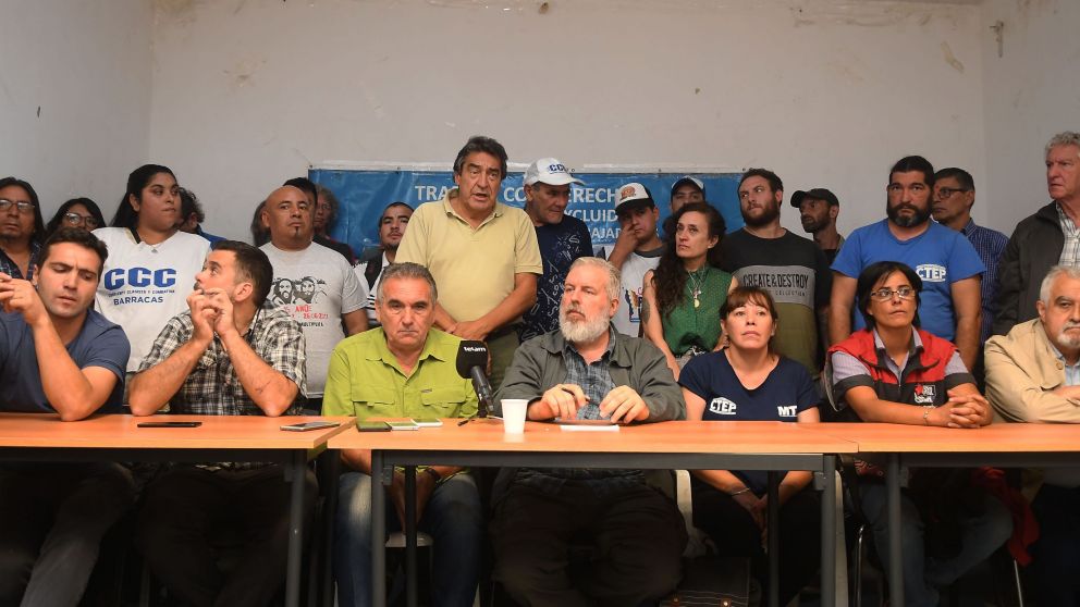 En conferencia de prensa, presentaron la batería de reclamos.