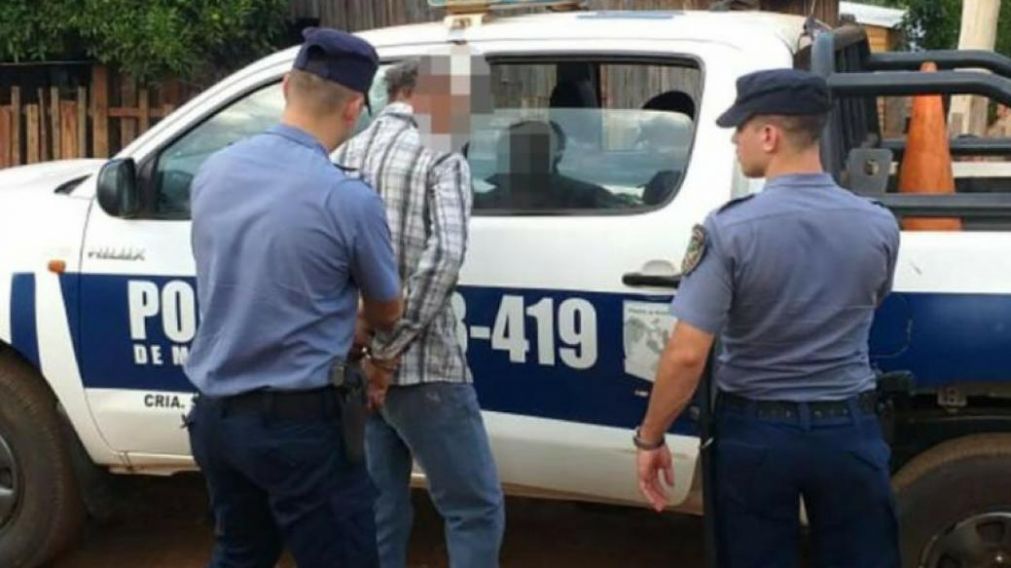 Así detuvieron al agresor (Gentileza: El Territorio).