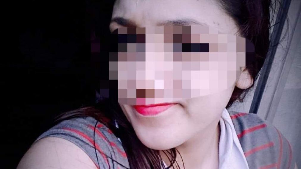 Imagen que circuló en las redes de la presunta madre autora del hecho.