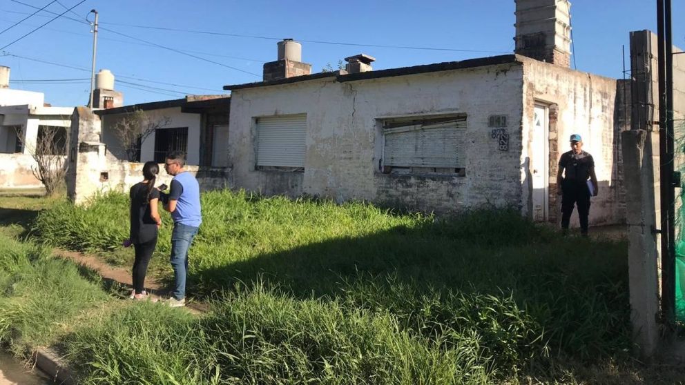 En el fondo de esta propiedad ocurrió el accidente fatal.