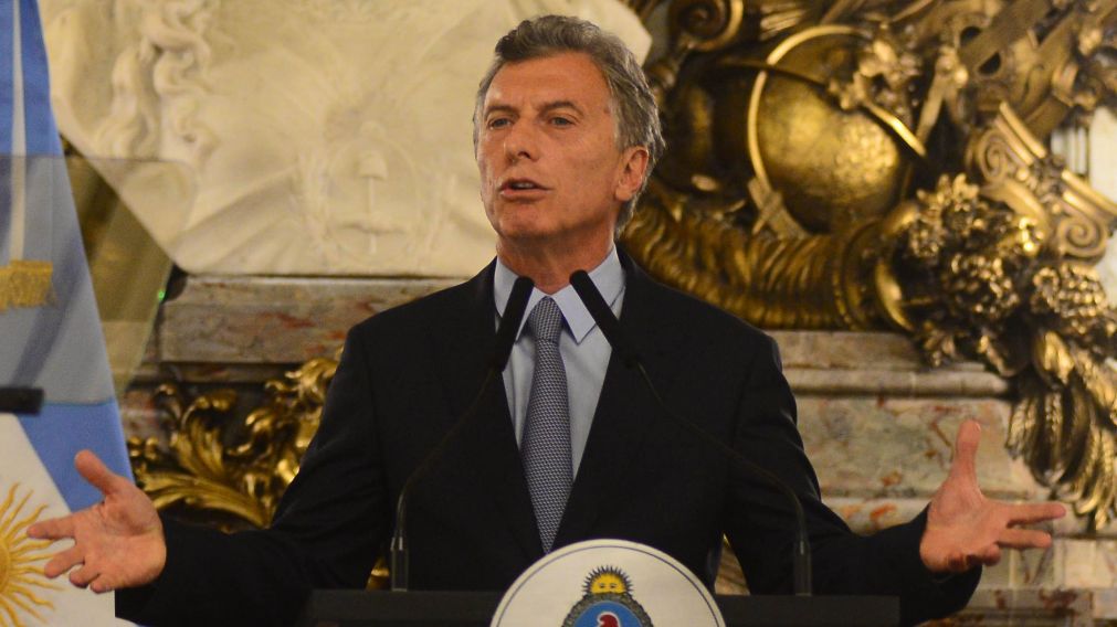 Macri. Habló con los medios en medio de la crisis social y política. (Claudio Espeche-Crónica)