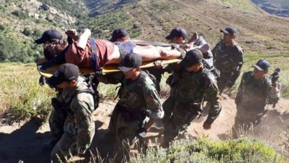 Las esquirlas que presentaba fueron retiradas y el hematoma pudo ser aspirado.Gentileza: