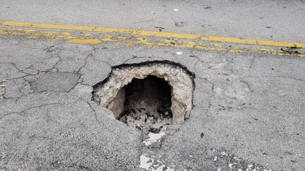 Así habían iniciado las excavaciones. (FBI Miami).