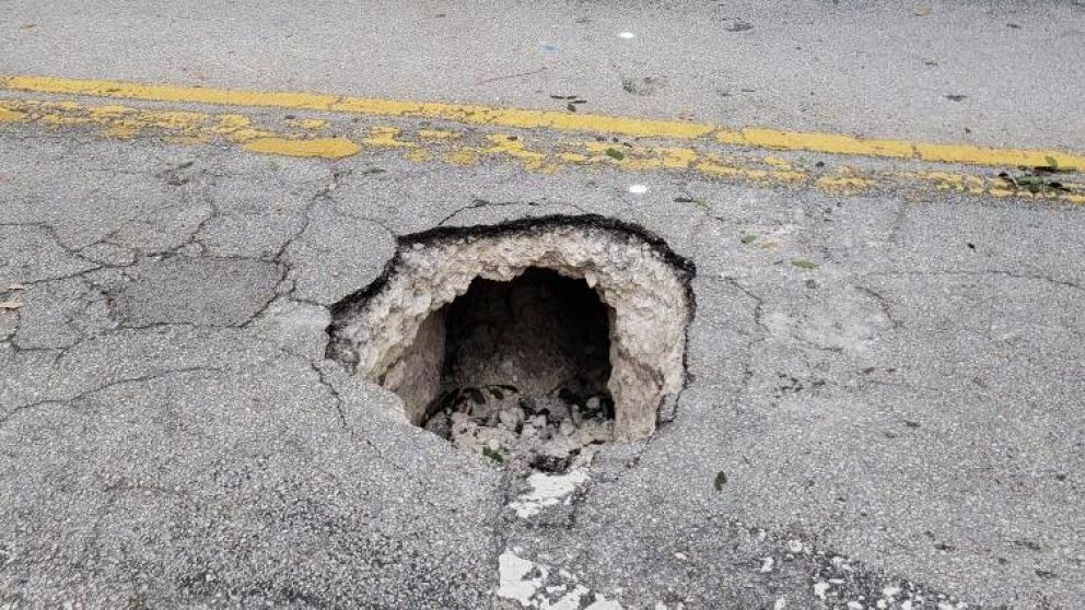 Así habían iniciado las excavaciones. (FBI Miami).
